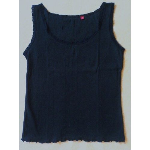 Debardeur Noir A Dentelle Femme Taille S Ou 36/38