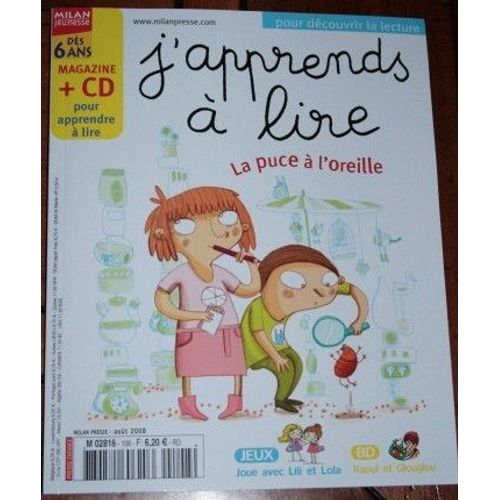 J'apprends A Lire  N° 108 : La Puce A L'oreille