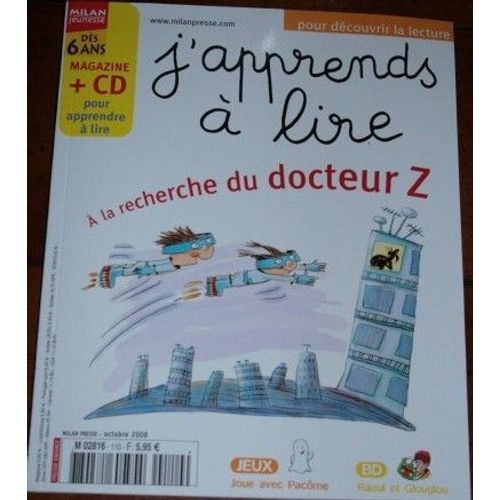 J'apprends A Lire  N° 110 : A La Recherche Du Docteur Z