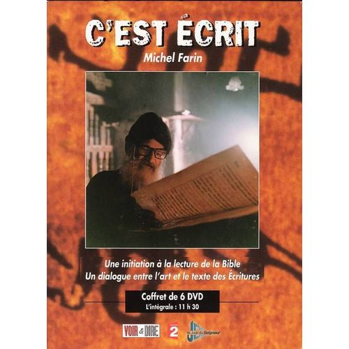 C'est Écrit - 6 Dvd - Une Initiation À La Lecture De La Bible