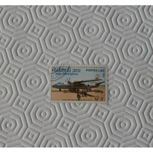 Timbre Laos - Avion