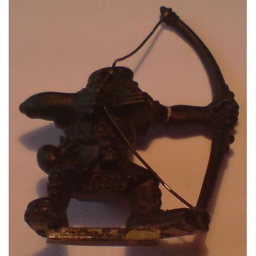Figurine Orc - Archer Orc En Plastique - Pour Jeux De Rôles Donjons Et Dragons D&d Ad&d Warhammer