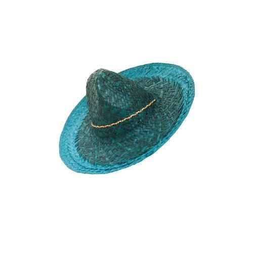 Chapeau Sombrero En Paille - Ptit Clown - 4 Couleurs Assorties - Accessoire De Mode