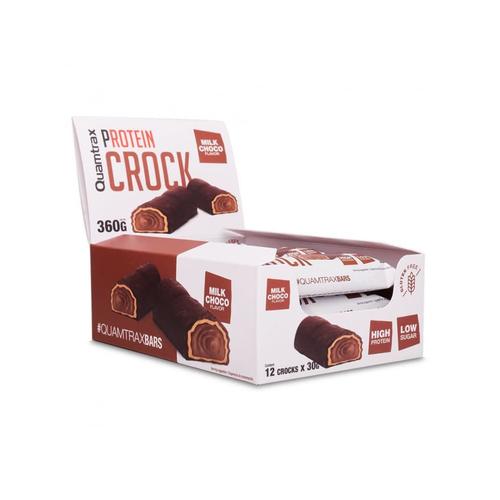 Protein Crock (12x30g)|Chocolat Au Lait| Gâteaux|Quamtrax 