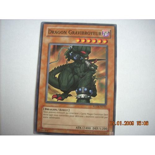 Yu-Gi-Oh Dragon Gravibroyeur Fotb-Fr030 Vf