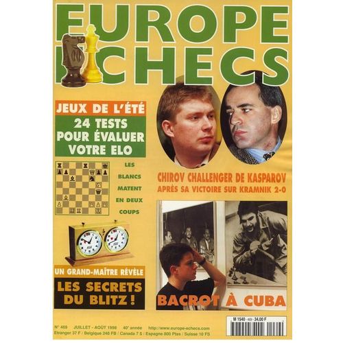 Europe Echecs  N° 469