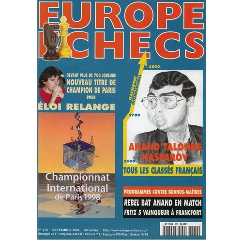 Europe Echecs  N° 470