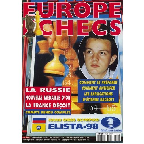 Europe Echecs  N° 472