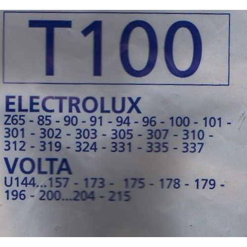 Menalux T 100  - lot de  5 Sac aspirateur  pour Eletrolux Z65 à 337  Volta U144 à 215