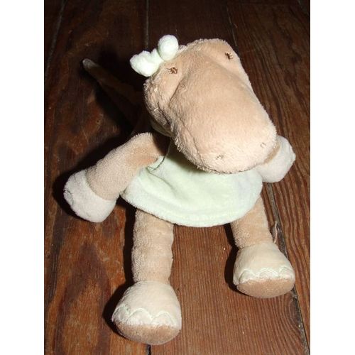 Crocodile En Robe Vert Noukies Noukie' S Doudou Peluche