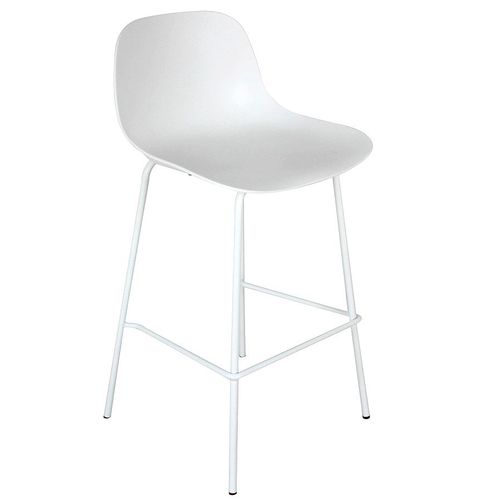 Tabouret De Bar 'grano' Blanc Intérieur / Extérieur