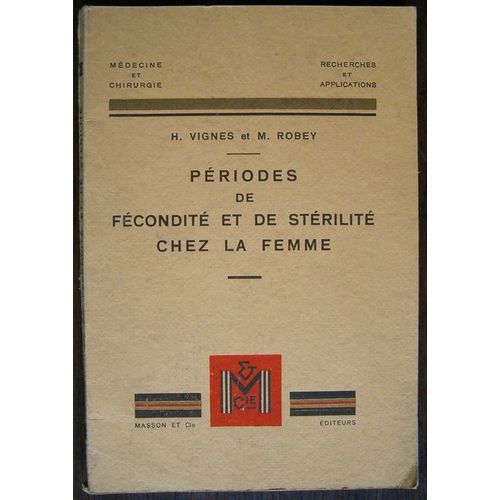 Periodes De Fecondite Et De Sterilite Chez La Femme (Lois D'ogino Et De Knaus)