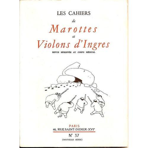 Les Cahiers De Marotte Et Violons D'ingres    N° 37  Décembre-Janvier 1956