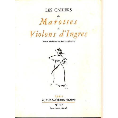 Les Cahiers De Marotte Et Violons D'ingres      N° 27  Septembre - Octobre 1953