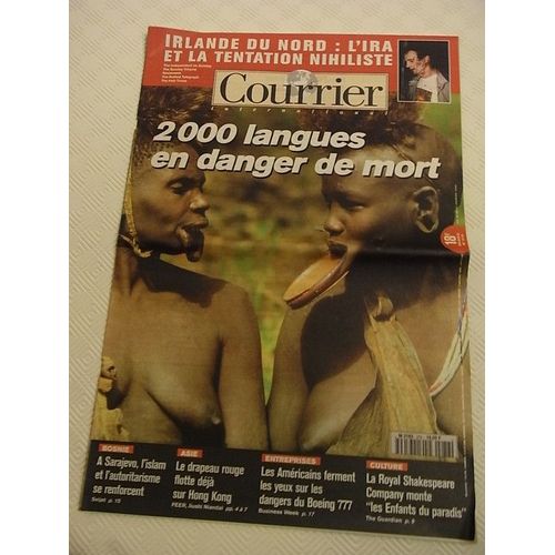 Courrier International  N° 276 : 2000 Langues En Danger De Mort