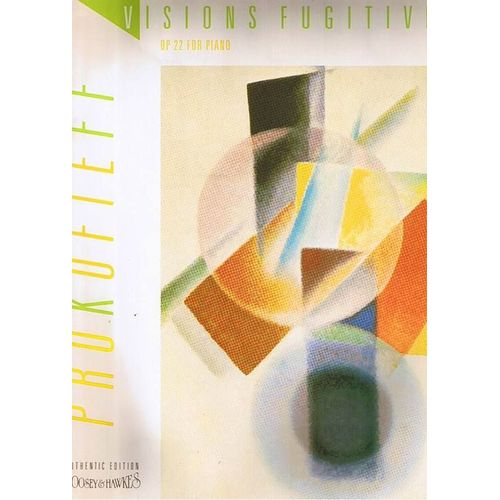 Visions Fugitives Opus 22 Piano