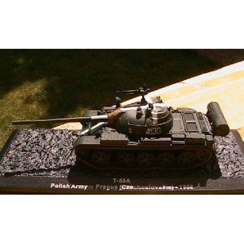 Char Tank T-55a Polish Army Prague 1/72 Military Armed-Altaya