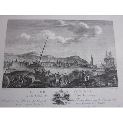 Tirage 20ème Port Vendres D' Apres Une Gravure 18ème Siècle