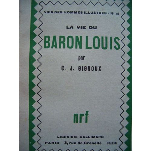 La Vie Du Baron Louis