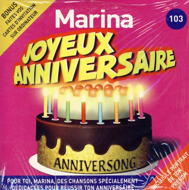 Joyeux Anniversaire Marina Cd Rakuten