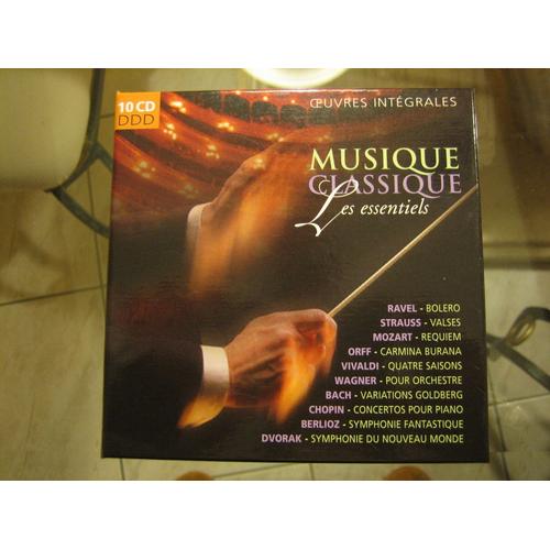 Les Essentiels De La Musique Classique : Oeuvres De Vivaldi, Mozart, Ravel, Strauss, Bach, Warner, Berlioz, Chopin, Dvorak