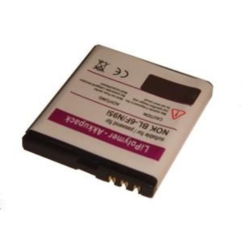 Batterie Li-Polymer Compatible Pour Nokia N95 8gb / N78 Équivalent À = Bl-6f