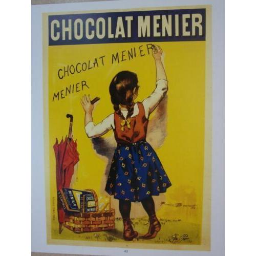 Tirage 20ème D' Apres Affiche De Firmin Bouisset Publicite Chocolat Menier