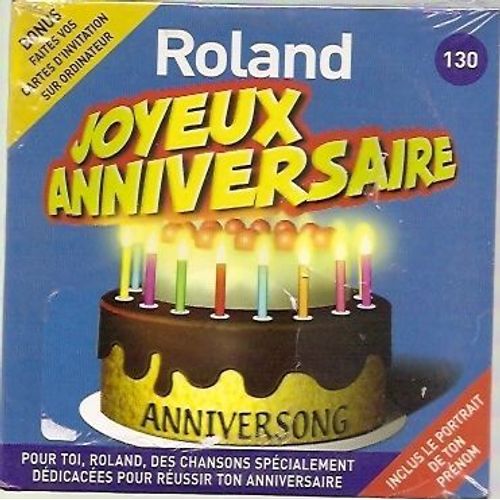 Joyeux Anniversaire Roland Cd Rakuten Joyeux Anniversaire Roland Cd Rakuten