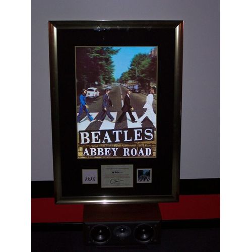 Stéréogravure Opticulaire Collector 3d Abbey Road 40e Anniversaire - Edition Numérotée (Master)