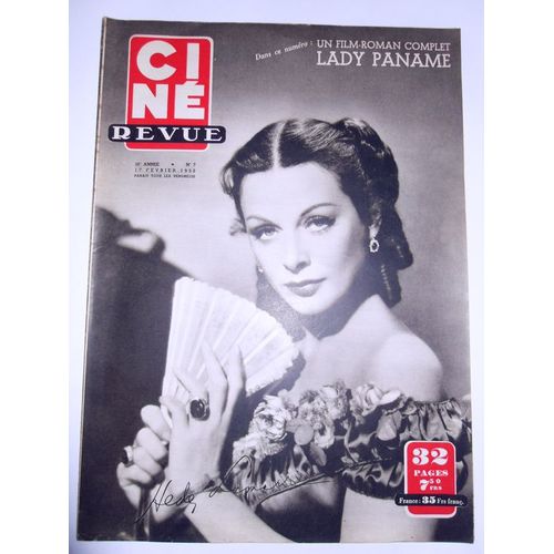 Cine Revue 1950 N° 7 : Douglas Fairbankserrol Flynn.Louis Jouvet.Lady Paname.Kirk Douglas.