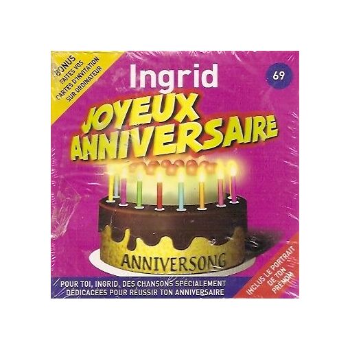 Joyeux Anniversaire Ingrid Cd Rakuten