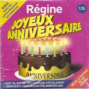 Joyeux Anniversaire Regine Cd Rakuten