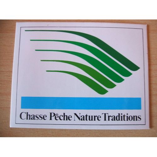 Autocollant Chasse Pêche Nature Traditions