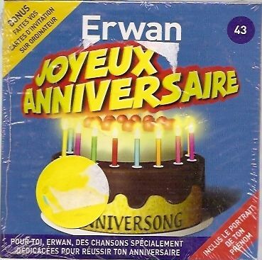 Joyeux Anniversaire Erwan Cd Rakuten