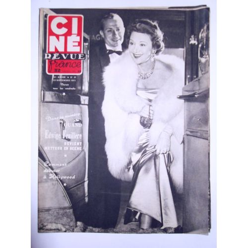 Cine Revue 1951 N° 47 : Edwige Feuillere.