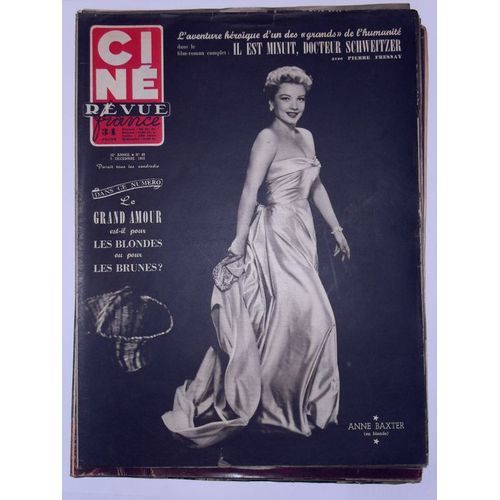 Cine Revue 1952 N° 49 : Anne Baxter.Rita Hayworth.Glenn Ford.Marlon Brando.