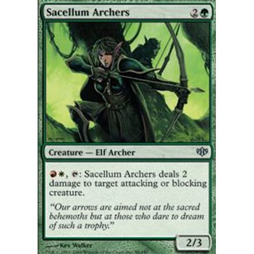 Archers Du Sacellum  - Magic Mtg - Conflux 89 - U