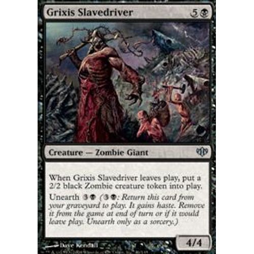Fouetteur D'esclaves De Grixis  - Magic Mtg - Conflux 46 - U