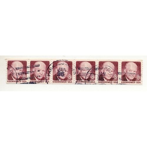 Timbre Etats Unis- Eisenhower 8c