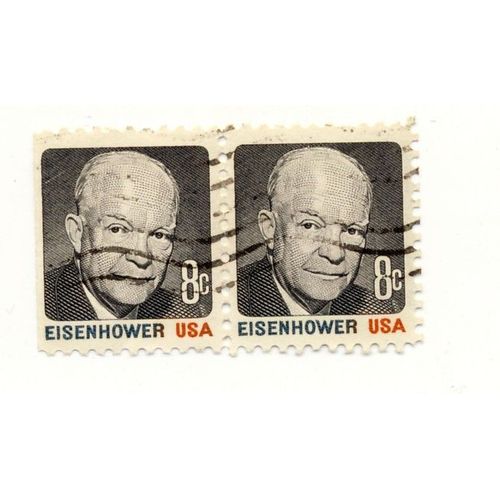 Timbre Etats Unis- Eisenhower 8c