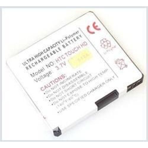 Batterie Li-Polymer Compatible  Pour Htc Touch Hd T8282, Htc Blackstone  3.7v, 1350ma