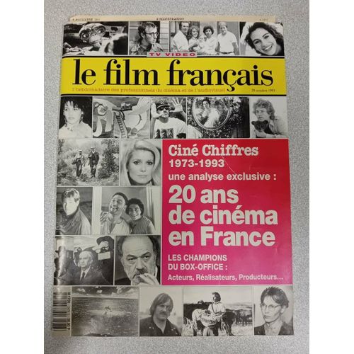 Le Film Français : Ciné Chiffres 1973-1993 / Novembre 1926