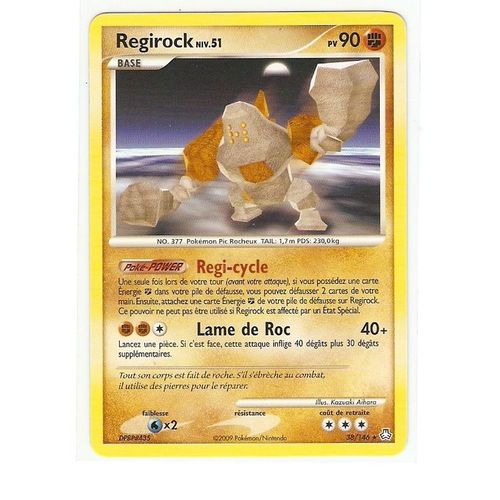 Regirock "Eveil Des Legendes" 90 Pv 38/146