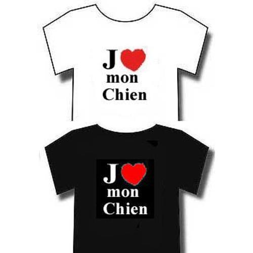 T-Shirt J'aime Mon Chien