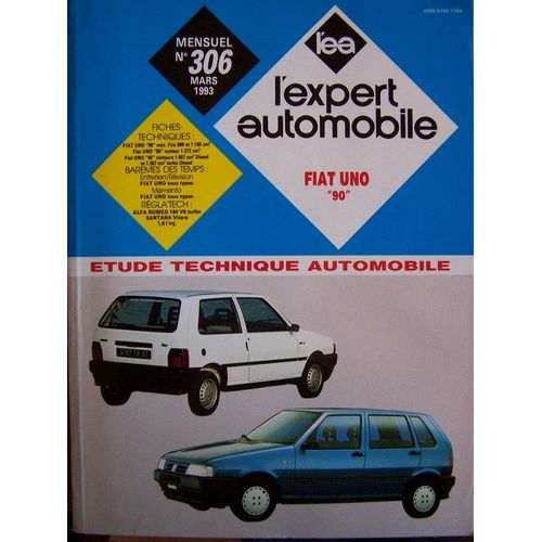 Revue Technique Automobile Fiat Uno 90  N° 306