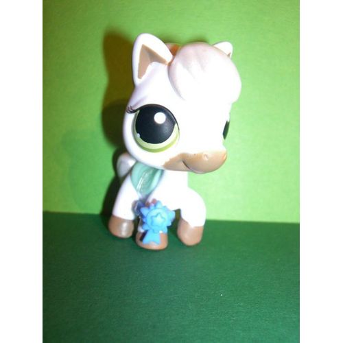 Littlest Petshop - Cheval Blanc À La Crinière Nacrée N°739