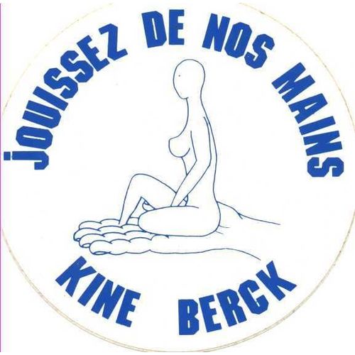 Autocollant"Jouissez De Nos Mains" Kiné Berck