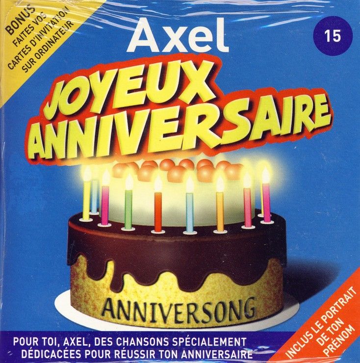 Joyeux Anniversaire Axel Cd Rakuten