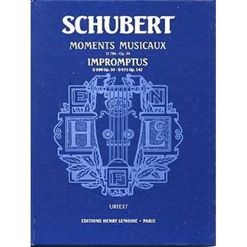 Schubert Impromptus Et Moments Musicaux - Piano - Lemoine