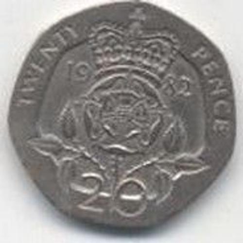 Grande-Bretagne - 20 Pence - 1982